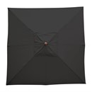 Parasol carré Bolero 2,5m noir